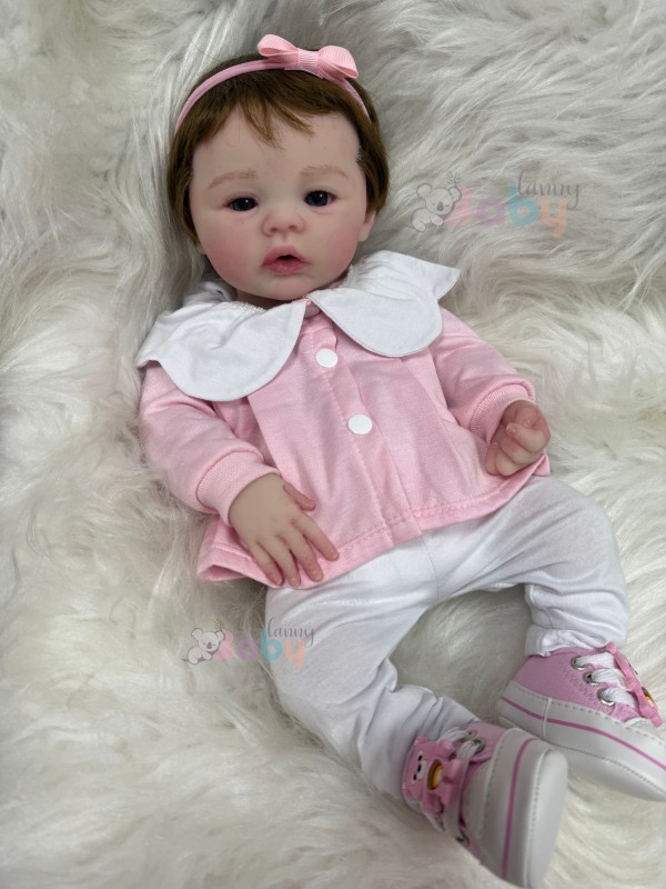 Bebê de Silicone Sólido Brenda - Kit Completo