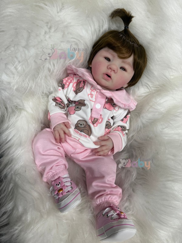Bebê de Silicone Sólido Maitê - Kit Completo