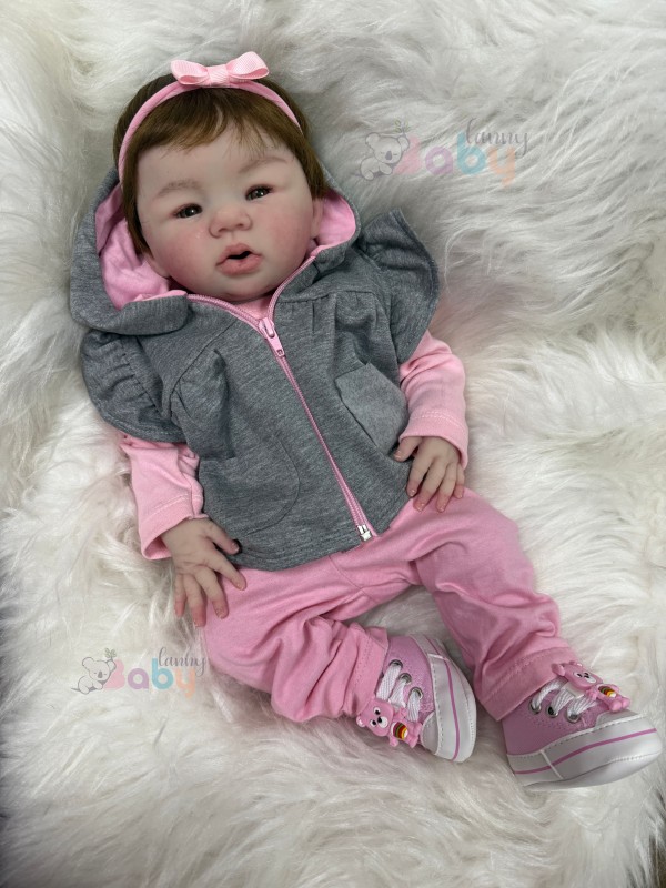 Bebê de Silicone Sólido Maia - Kit Base