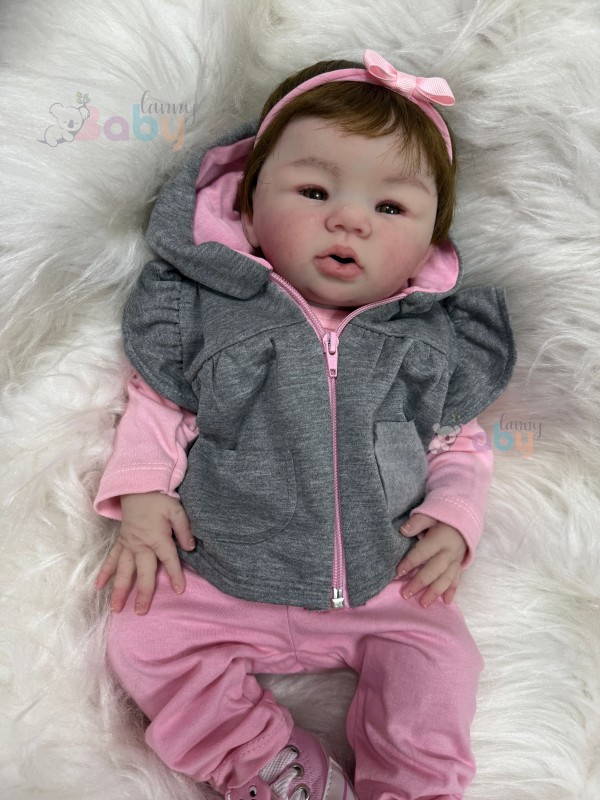 Bebê de Silicone Sólido Maia - Kit Completo